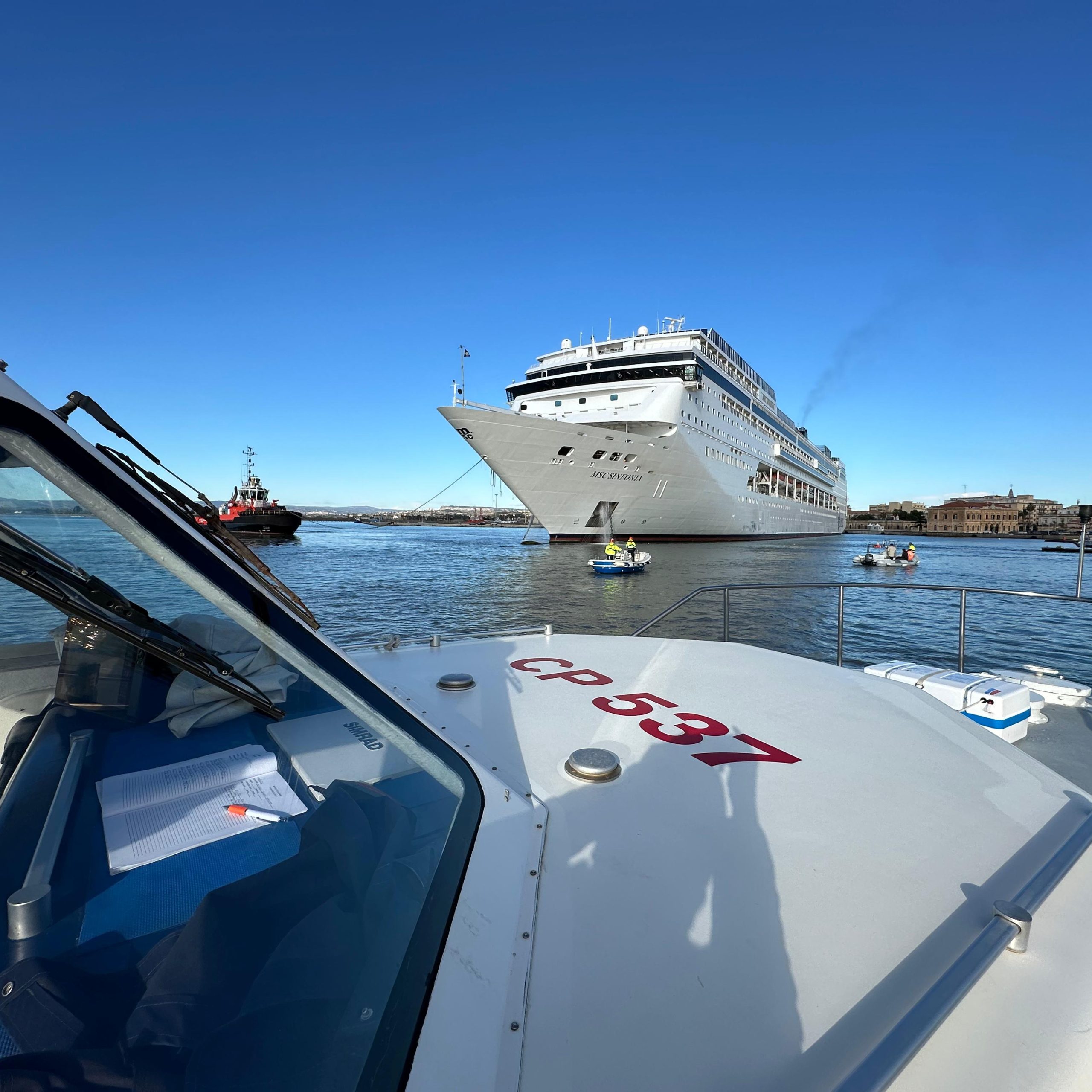 Siracusa Terminato Il Recupero Delle Ancore Della Nave Msc Webmarte